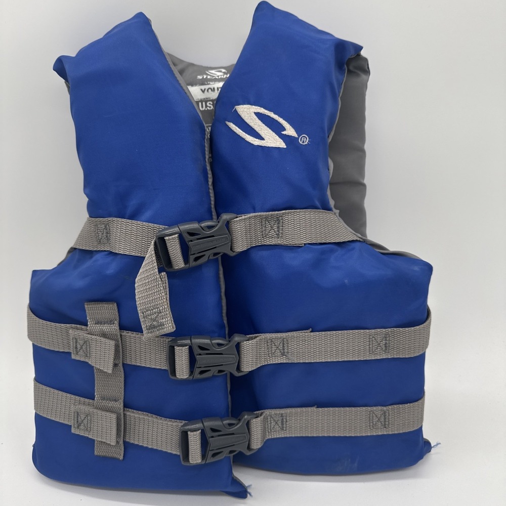 STEARNS CLASSIC SERIES BOATING Life Vest Jacket Youth Size 50-90 LBS